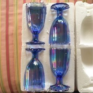 Pioneer Woman Luster Goblet Set